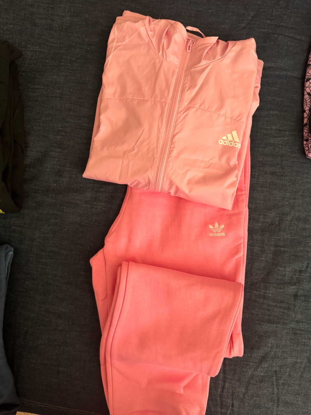 Adidas Pink Track Jacket & Joggers Set